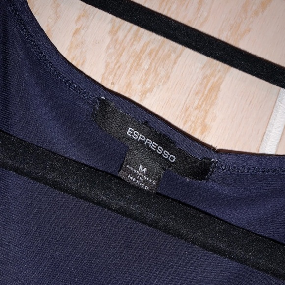 Espresso Navy Twist Dress - Picture 3 of 3